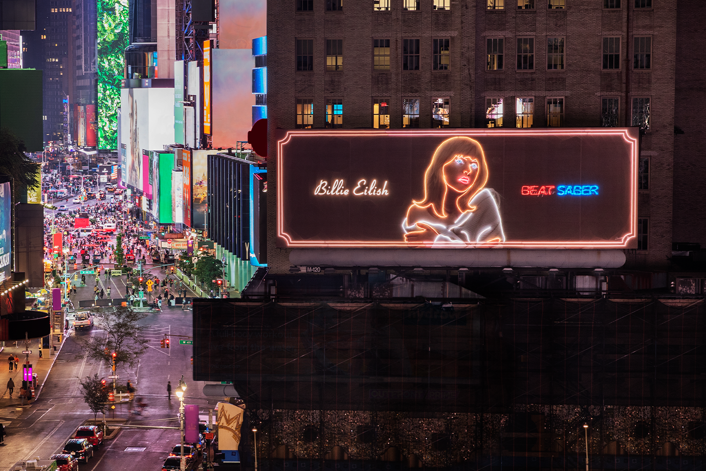 billie beat saber campaign image